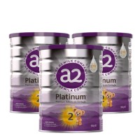 a2 Platinum白金婴儿奶粉2段900g*3罐 须备注身份证才能发货【海外直邮正品不接急单时效8周】